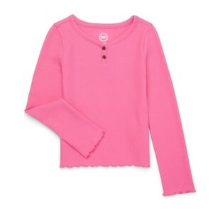 Wonder Nation Pink Long Sleeve Tee